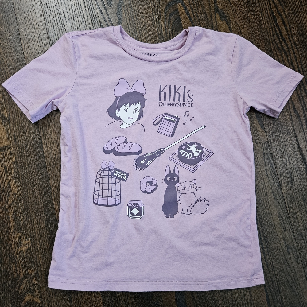 Kiki's Delivery Service Kids Shirt - Purple sz L